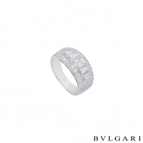 Bvlgari Platinum Diamond Eternity Ring